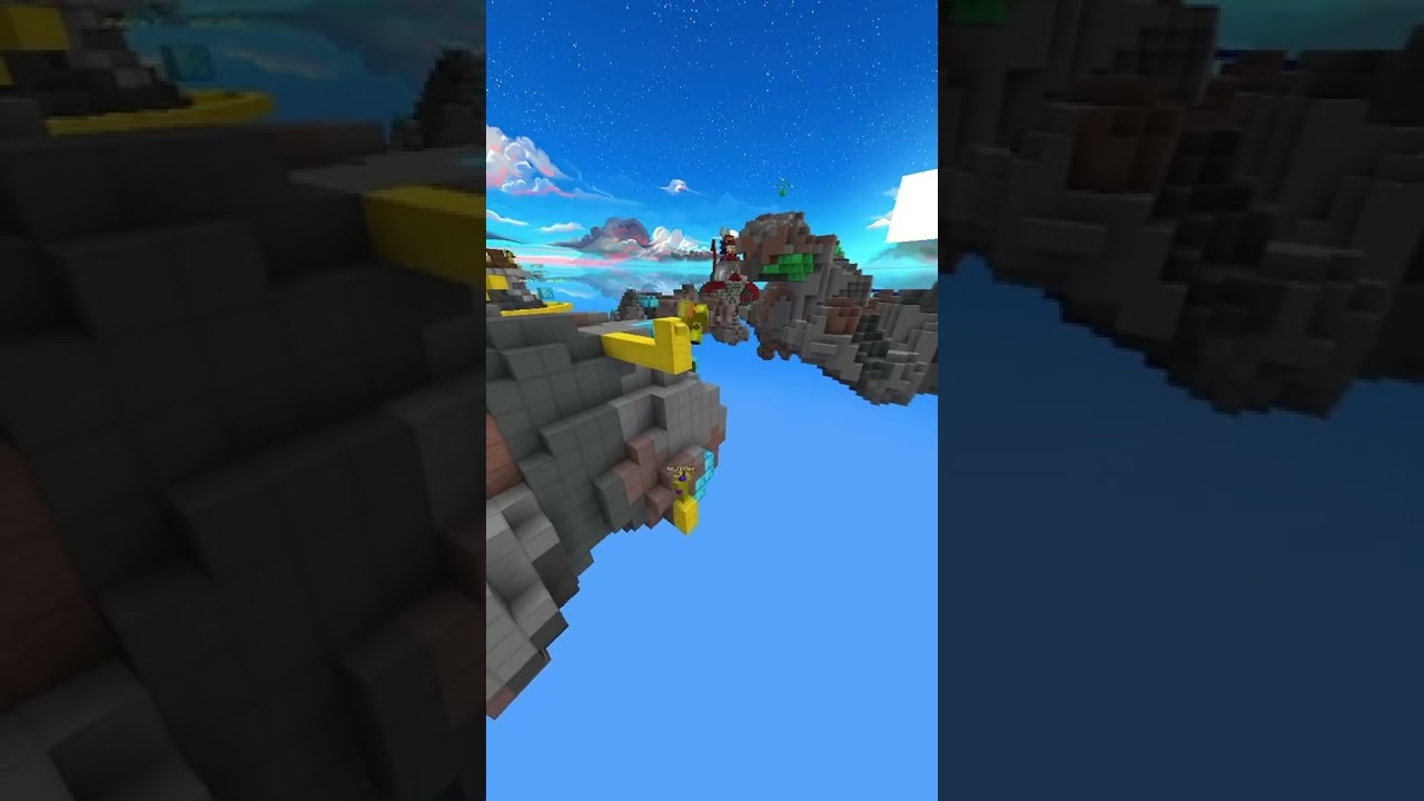 EPIC Double block clutch in Hypixel Bedwars? 