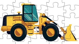 Puzzle game - Cars for kids - Play and make amazing Bulldozer screenshot 5