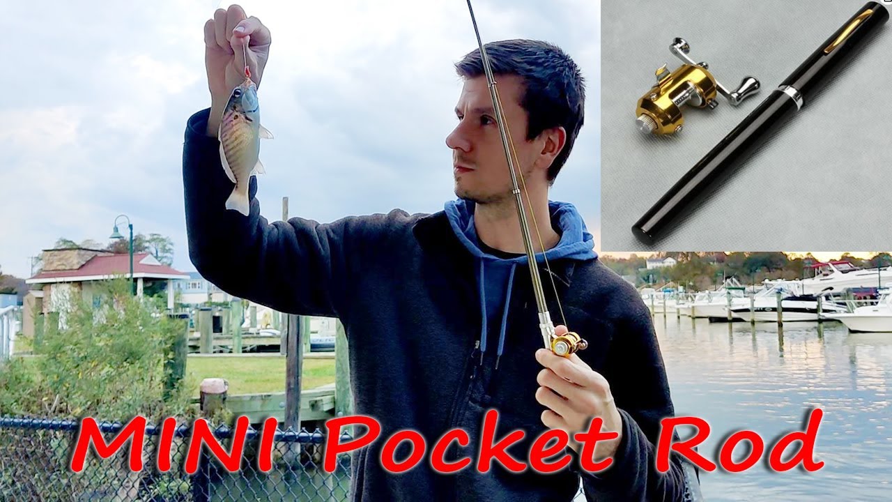 Mini Telescopic Pocket Pen Fishing Rod Portable Fly Reel Aluminum Alloy