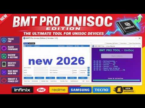 New BMT Pro Unisoc Edition V1.0.2026 | Best FRP Unlock & Flash Tool For Unisoc Devices Solution