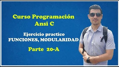 Ejercicio Práctico: Dominando Funciones y Modularidad en ANSI C - Parte 20-1
