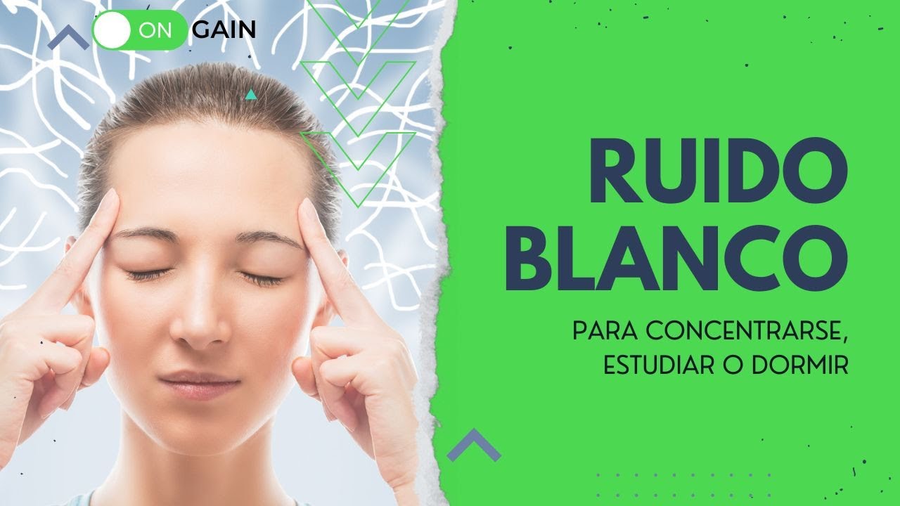 Ruido Blanco para CONCENTRARSE, ESTUDIAR o DORMIR - YouTube