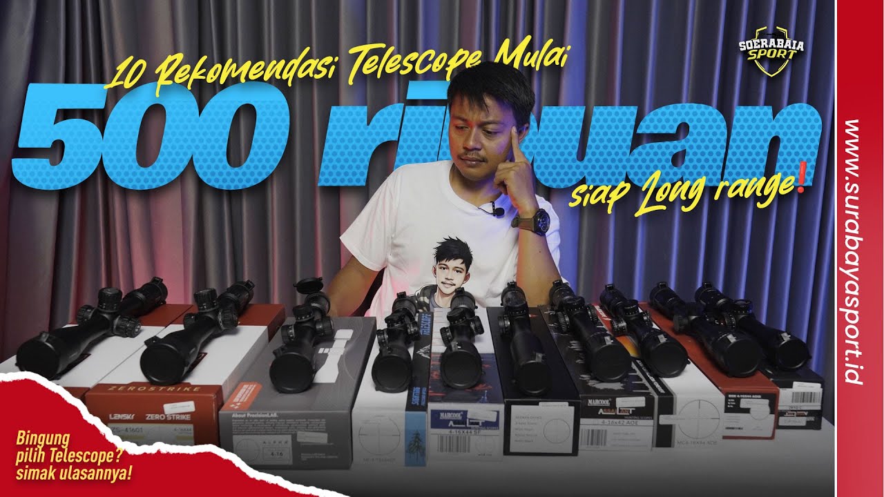 10 Teleskop Medium Level Terbaik Buat Long Range ❗❗ No.9 Ada Zero Stop di Bawah 1 Juta ❗❗