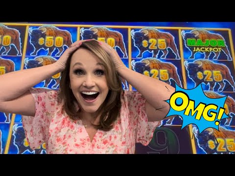 OMG! MY BIGGEST MAJOR JACKPOT EVER on a Buffalo Slot!!