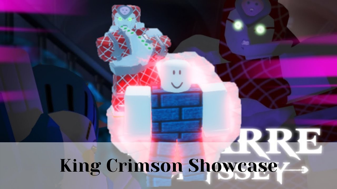 King Crimson Showcase Roblox Bizarre Odyssey YouTube 