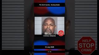 Pitt, North Carolina Booking Records - 12 July 2026