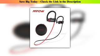 Best Mpow Flame IPX7 Waterproof Bluetooth Headphones V5.3 Earphone with CVC6.0 Noise Canceling Mic•