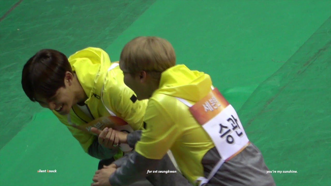 180115 아육대 ISAC 세븐틴 승관 SEVENTEEN SEUNGKWAN - MINGYU AND SEUNGKWAN MOMENT