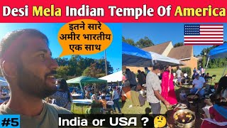 Indian 🇮🇳 Mela In America 🇺🇲Rich Indians Selling Pakoras #indianinusa