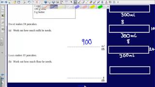 Recipes & Proportion (Edexcel GCSE Maths)