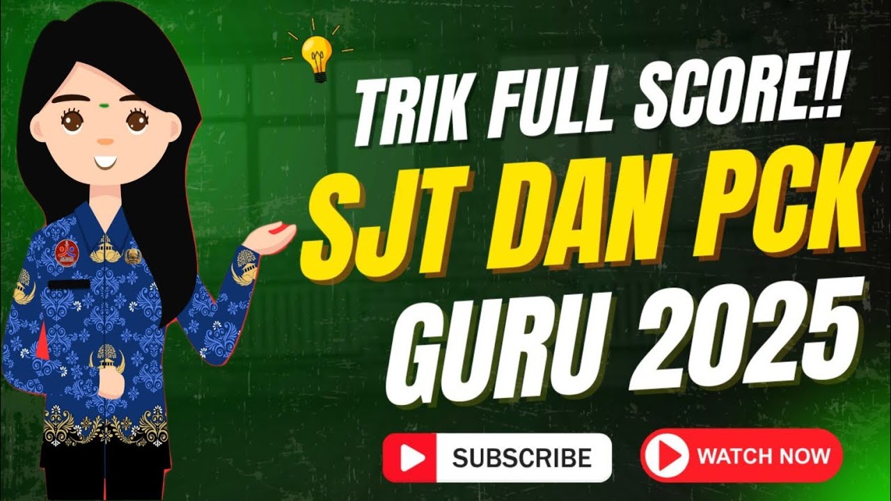 KEBUT BELAJAR!! PAHAMI PEMBAHASAN SOAL UKPPG SJT BERPOINT DAN PCK UNTUK GURU 2025! Mrs. Lim