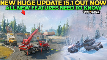 New Huge Update 15.1 Out Now in SnowRunner All Features Everything You Need to Know