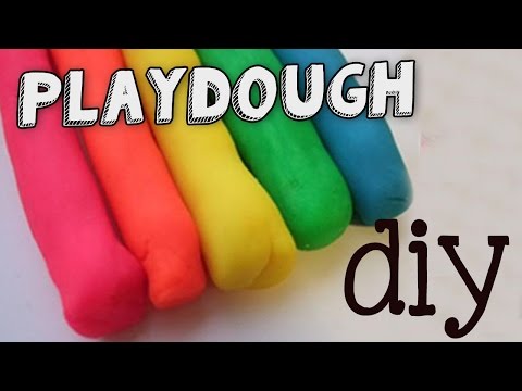 DIY PLAYDOUGH / HOE MAAK JE ZELF KLEI ZONDER KOKEN Playdoh