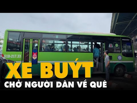 Video Bến xe miền Tây điều động xe buýt chở người dân về quê - youtube