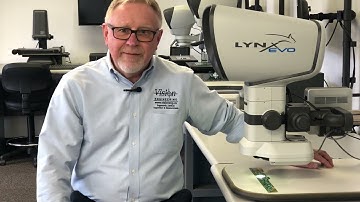 Lynx EVO stereo microscope with column stand from Vision Engineering