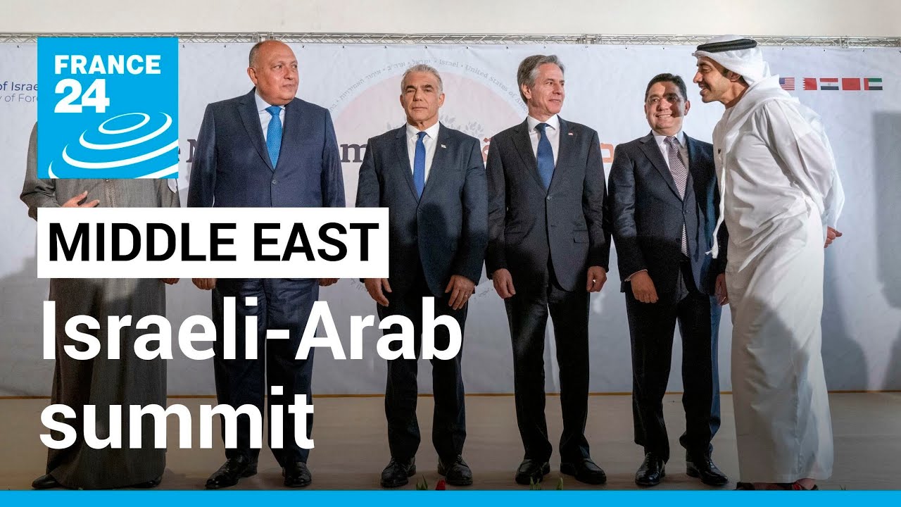 Israeli-Arab summit displays unity against Iran, calls for Israeli-Palestinian talks • FRANCE 24