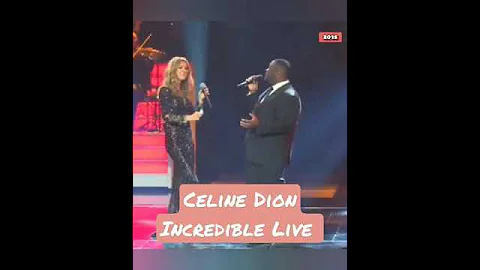 Celine Dion Incredible Live Duet with Barnev Valsaint #celinedion #barnavvalsaint #Incredible