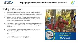 Engaging Environmental Science Using databot