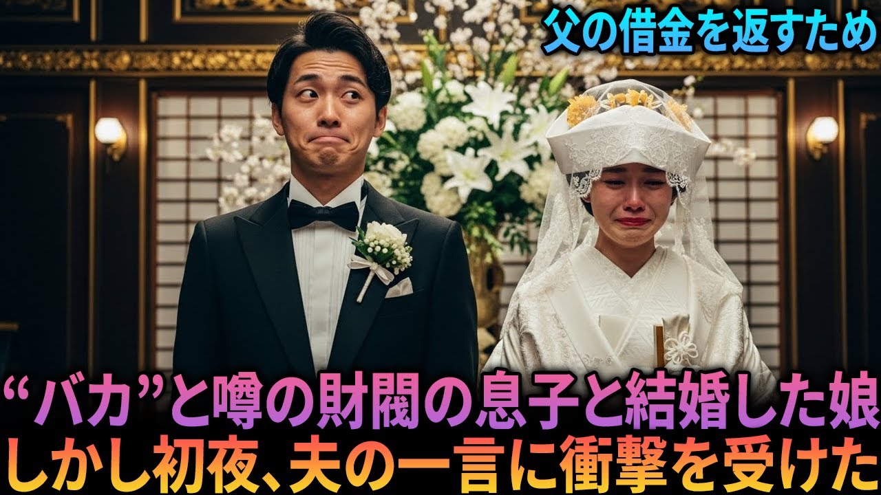 父の借金を返すため、“バカ”と噂の財閥の息子と結婚した娘――しかし初夜、夫の一言に衝撃を受けた。| オーディオブック | 感動する話 | スカッとする話