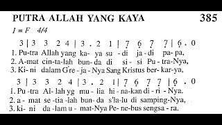 [Madah Bakti] 385. PUTRA ALLAH YANG KAYA - Lagu MASA PRAPASKAH - Lagu Rohani Katolik