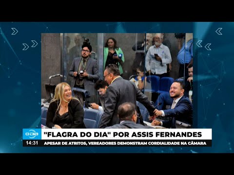 Flagra: Vereadores de alas diferentes na Câmara demonstram algum grau de afinidade 13 05 2025