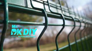 Building A Metal Entrance Gate With 3d Panel Fence | Full Diy Project