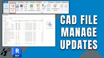 Revit 2026 - CAD File Management Updates Review