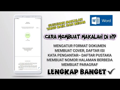 cara membuat cover makalah di word : the-most-complete!!!-how-to-write-a-good-and-correct-paper-in-word-on-your-mobile-phone-||-music-...
