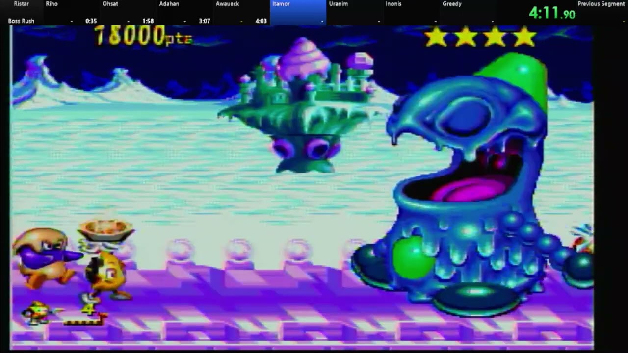 Ristar (Boss Rush) Speedrun in 7:58 - YouTube