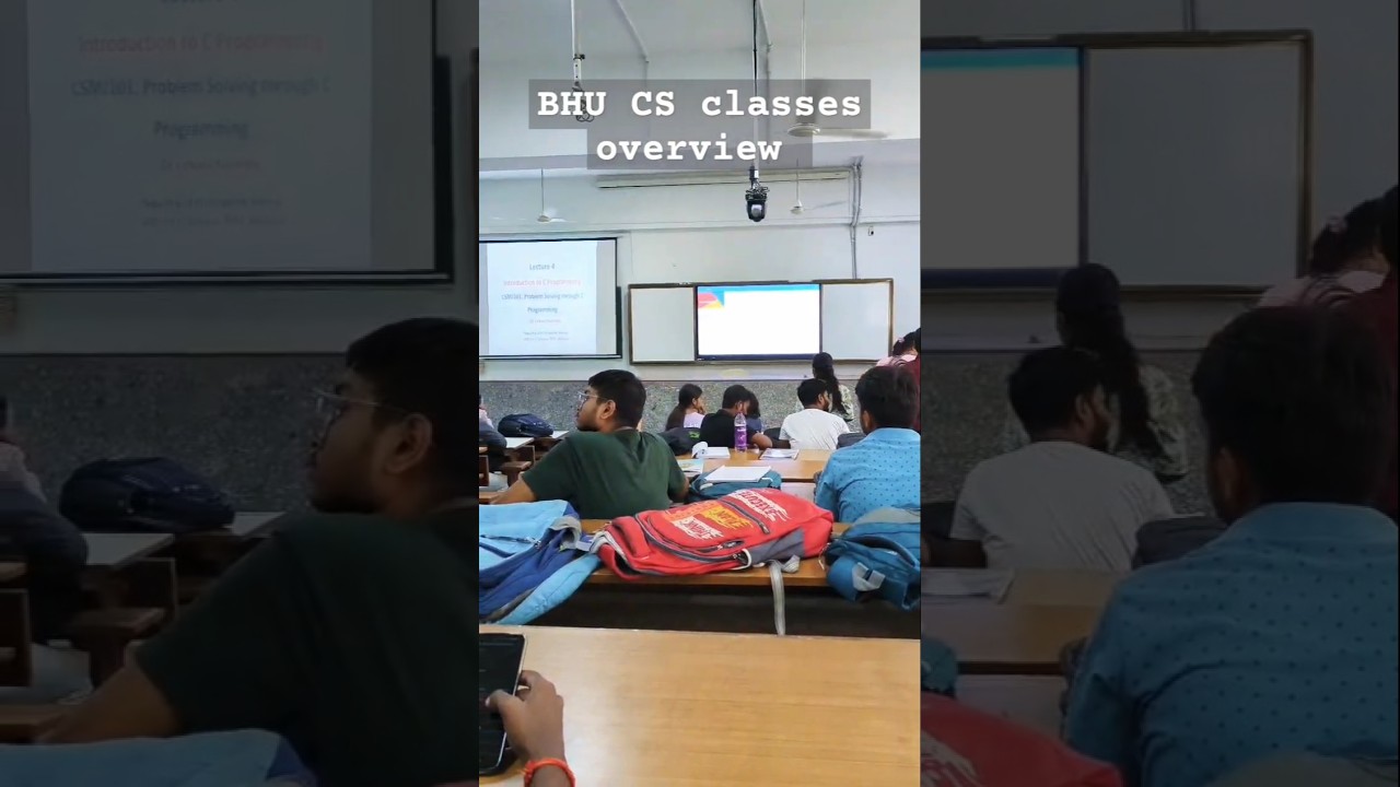BHU CS classes overview 