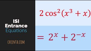 Solve Weird equations using Inequality | ISI Entrance | TOMATO 78