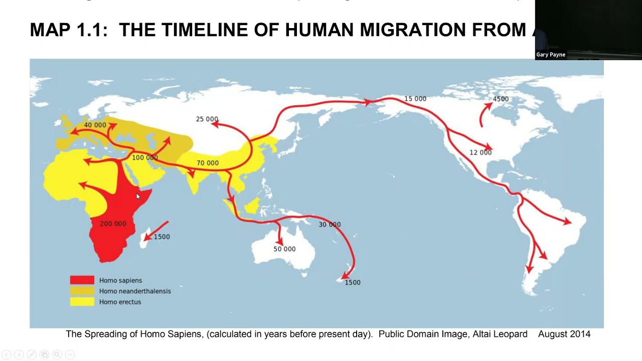 Cultural Thursday 11/4/2021 The Very First Americans - Gary Payne, Sociology Instructor, CLC