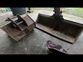 Installing a Quick Hitch on a mini digger.