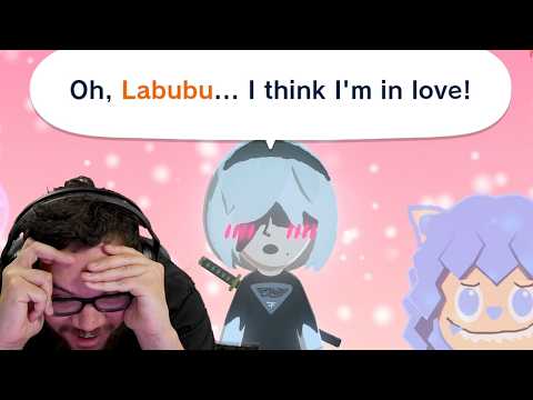 2B And Labubu Third Wheeled me!? | Tomadachi Life