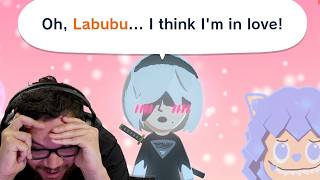 2B And Labubu Third Wheeled me!? | Tomadachi Life