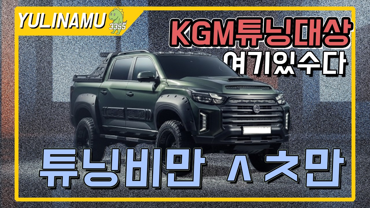 KGM 대상 받고 튜닝비가 차 값을 넘어갔지만... 판매합니다...