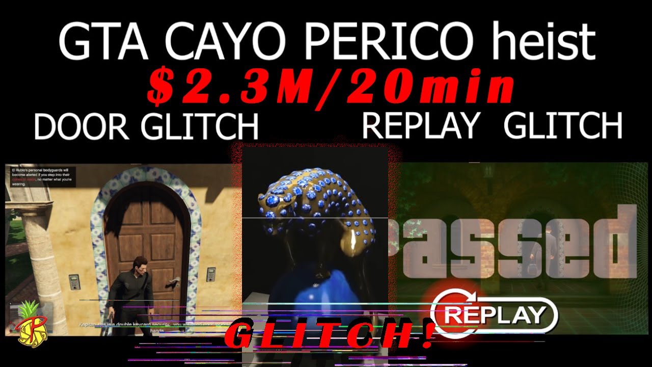 Cayo Perico Heist Glitch Loot 2.3M GTA Online PANTHER STATUE/ DOOR