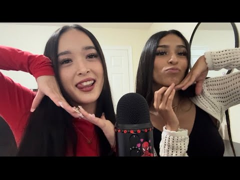 My friend tries ASMR!