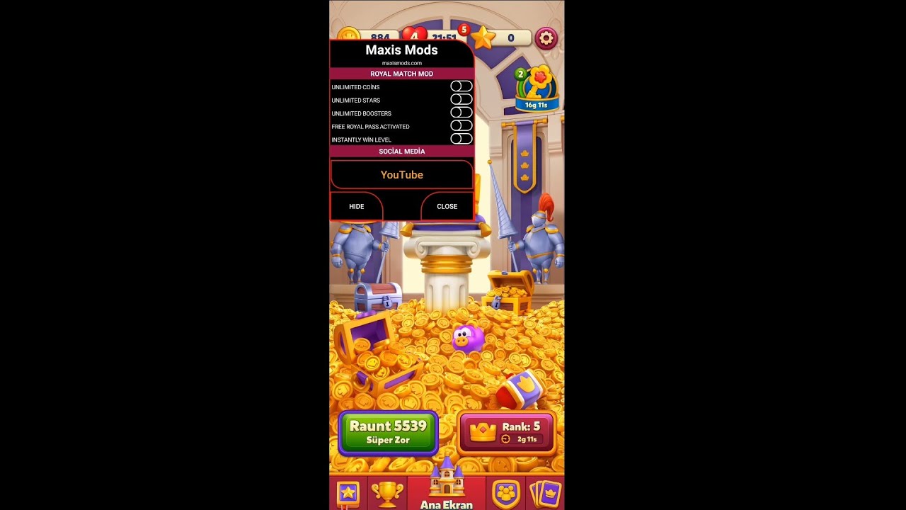 Royal Match Hack/Mod APK Unlimited Coins & Stars & Boosters