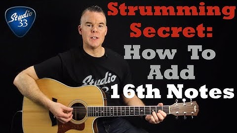 Strumming Patterns: How to Strum 16th Notes and Instantly Sound Better! Beginner Guitar Lesson