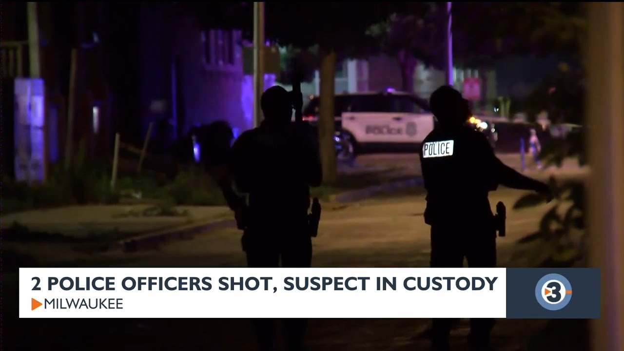 Suspect in custody after Milwaukee officers shot - YouTube