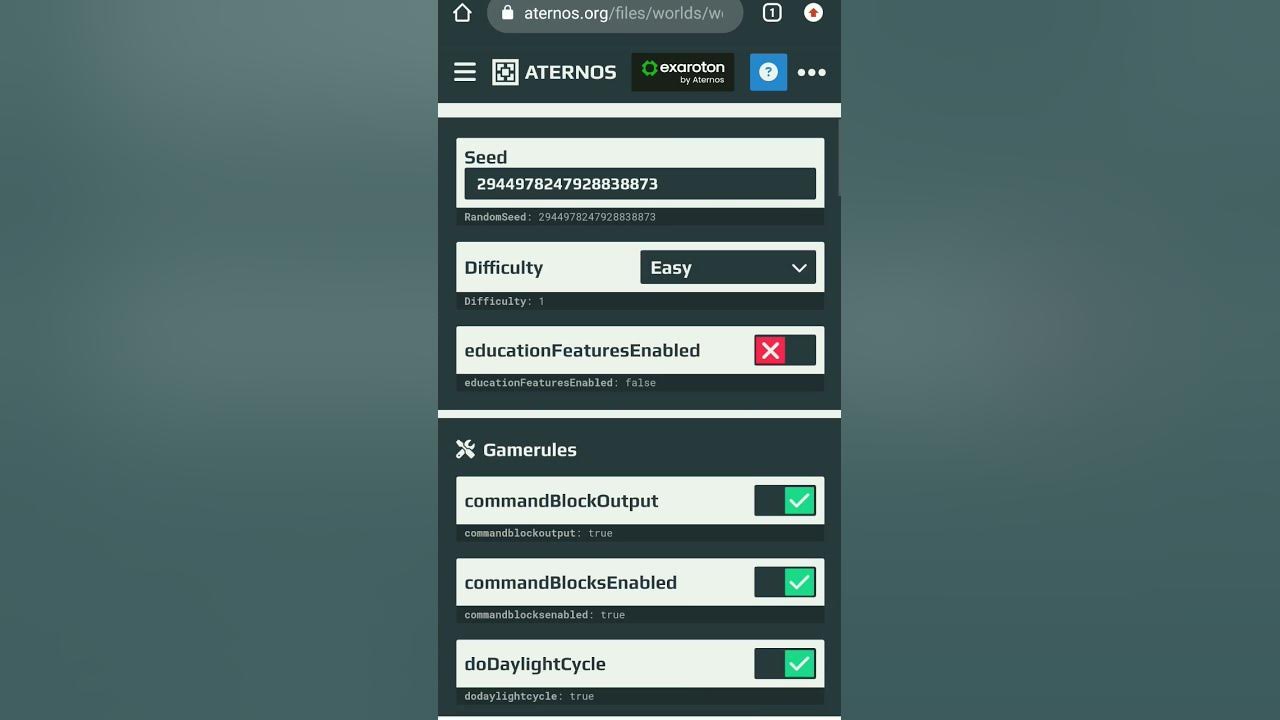How to turn off pvp in aternos server trending youtube
