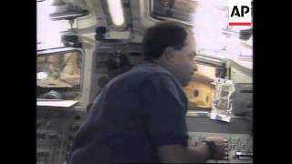 SPACE: US SHUTTLE ATLANTIS DOCKS WITH MIR SPACE STATION UPDATE