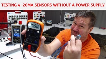 Bench Testing a 4-20ma sensors with a Multimeter and No Power