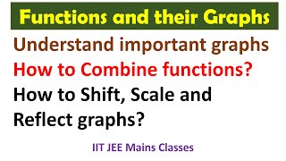 🌸Functions and Graphs, how to Combine functions How to Shift, Scale and Reflect graphs