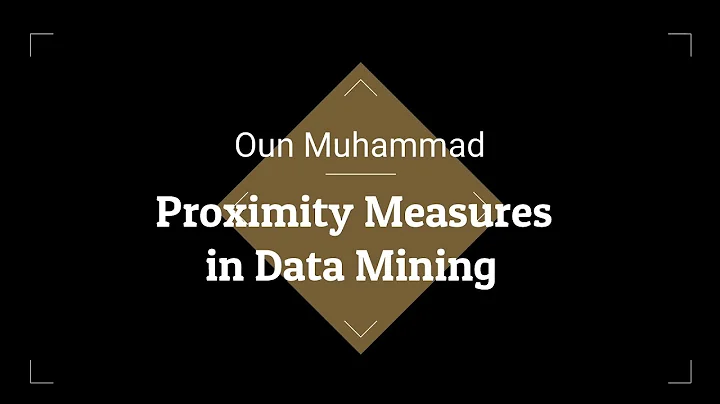 Proximity Measures - 5|Numerical Attributes |Euclidean, Manhattan and Supremum Distance| Data Mining