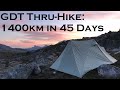 Great Divide Trail Solo Thru-Hike NOBO 2019: The World's Wildest Thru Hike