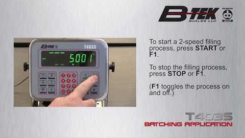 T403S Batching Application