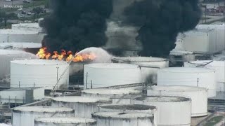 Crews working to remove chemicals from damaged tanks at ITC facility