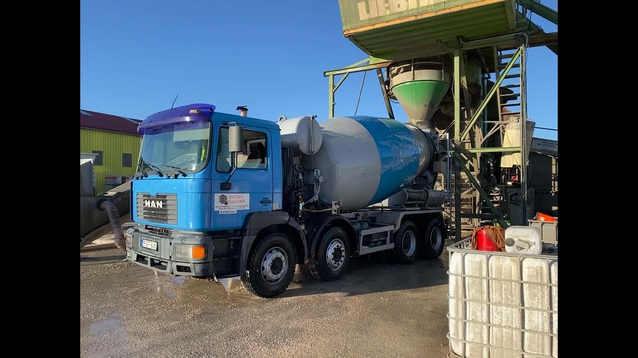 MAN CEMENT MIXER TRUCK YouTube